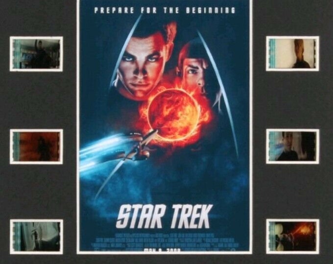 Star Trek Original Frame Ready 8x10 Film Cell Display W/ COA - Into The Darkness