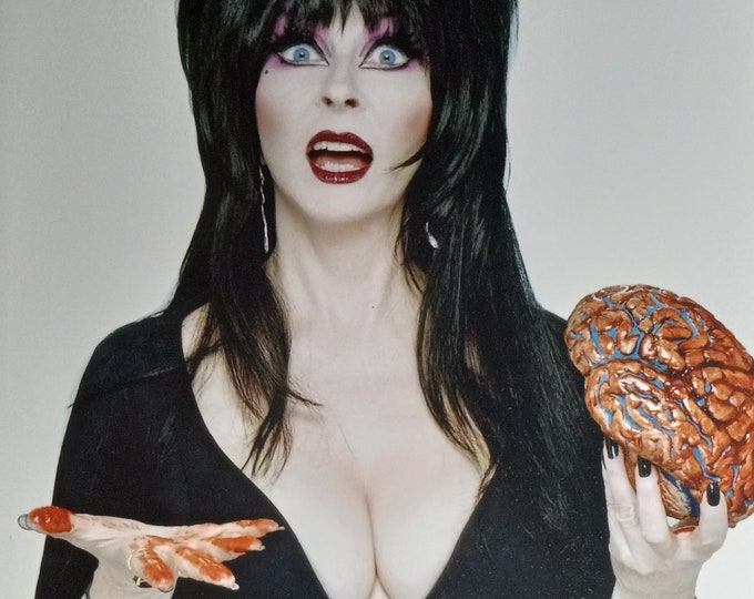 Elvira 11x14 Authentic Signed Photo With 3rd Party Authentication - Queen Of Halloween