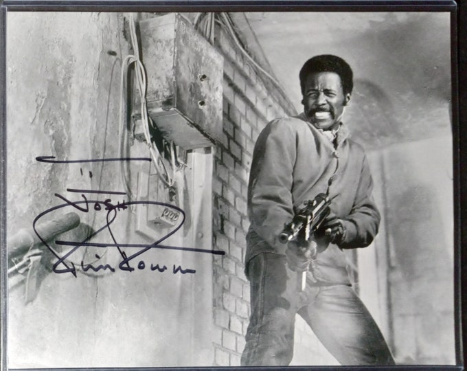 Old Captain's "To Josh" Personalized Authentic Signed 8x10 Photo W/ Lighthouse COA - Richard Roundtree - Shaft