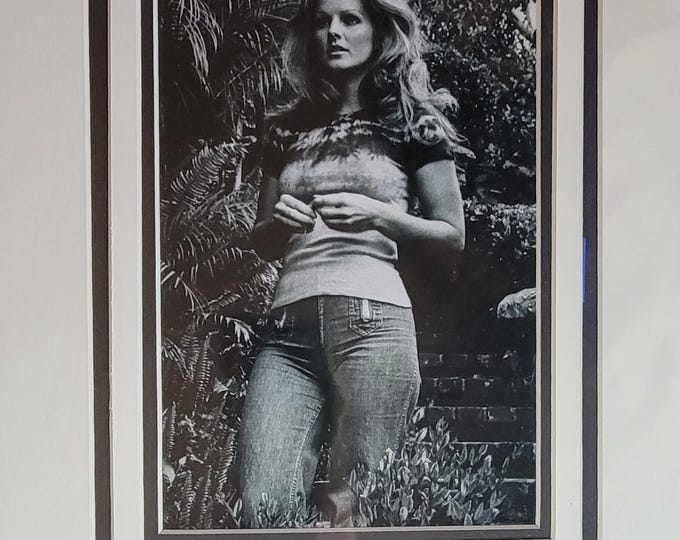 Priscilla Presley Signed Cut With An 8x10 Photo With An 11x14 Frame Ready Custom Matte + 3rd Party COA -