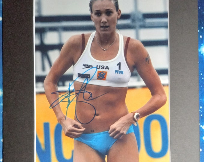 Kerri Walsh Jennings Authentic Signed 8x10 Photo In A Custom Frame Ready Matte & 3rd Party Authentication - Olympic Volleyball