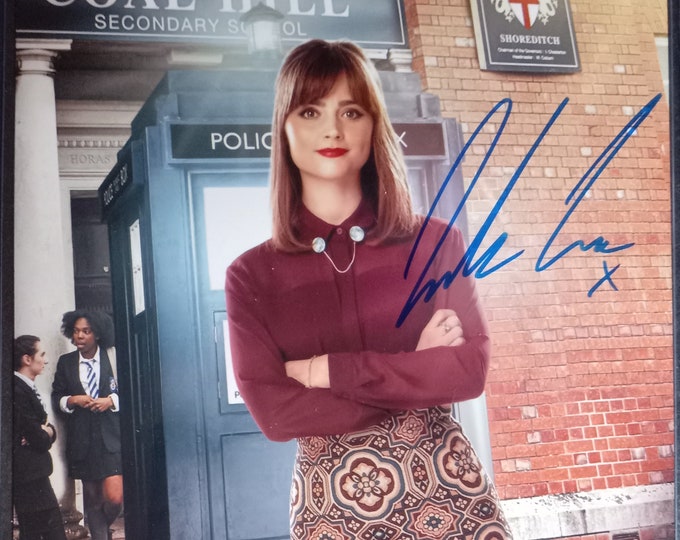 Jenna Coleman Authentic Signed 8x10 Photo W/ Lighthouse COA - Sandman - Dr. Who
