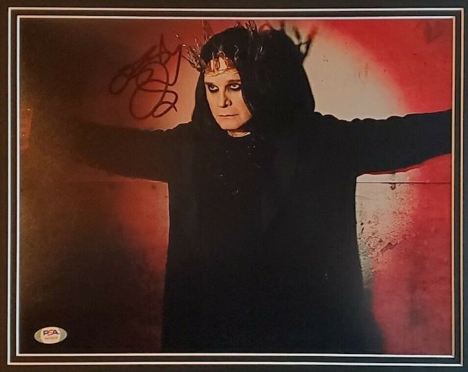 Ozzy Osbourne 11x14 Authentic Signed Photo W/ PSA Sticker - Prince Of Darkness