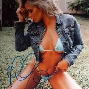 Paige VanZant Authentisch Signiertes 8x10 Photo W / Lighthouse COA - MMA Great - AEW