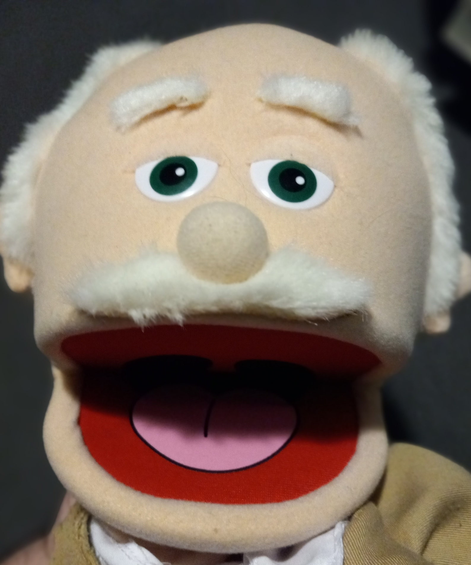 Vintage Full Size Silly Puppets Grandpa Ventriloquist Hand Etsy