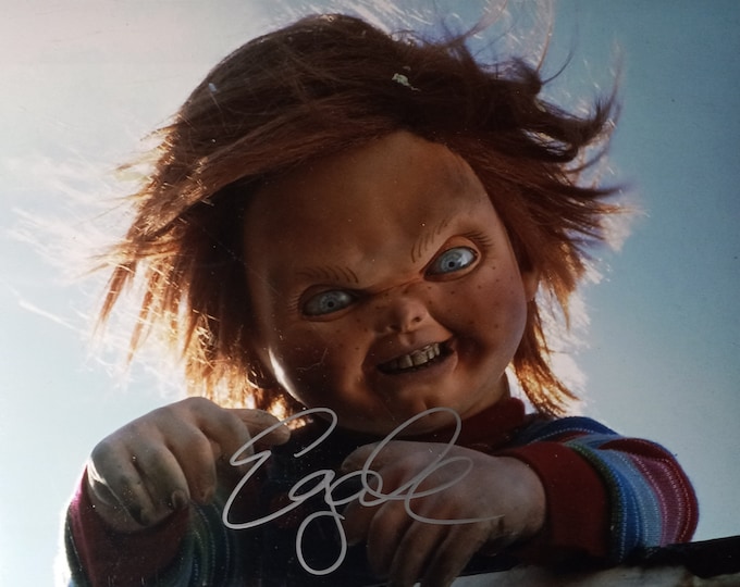 Ed Gale Authentic Signed 8x10 Photo W/ Lighthouse COA - Chucky - Childs Play