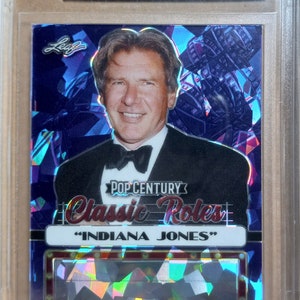 Seltene 1 von 1 - Harrison Ford 2020 Leaf Pop Century (Vorproduktion) Purple Crystal Karte -