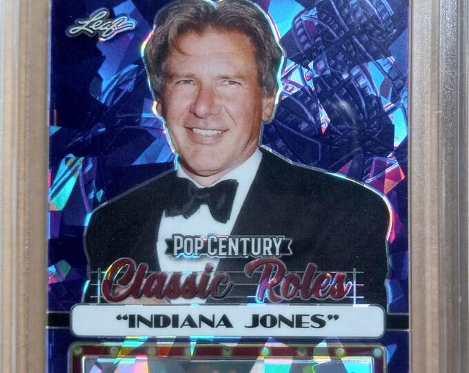 Rare 1 Of 1 - Harrison Ford 2020 Leaf Pop Century (Pre-Production) Purple Crystal Card -