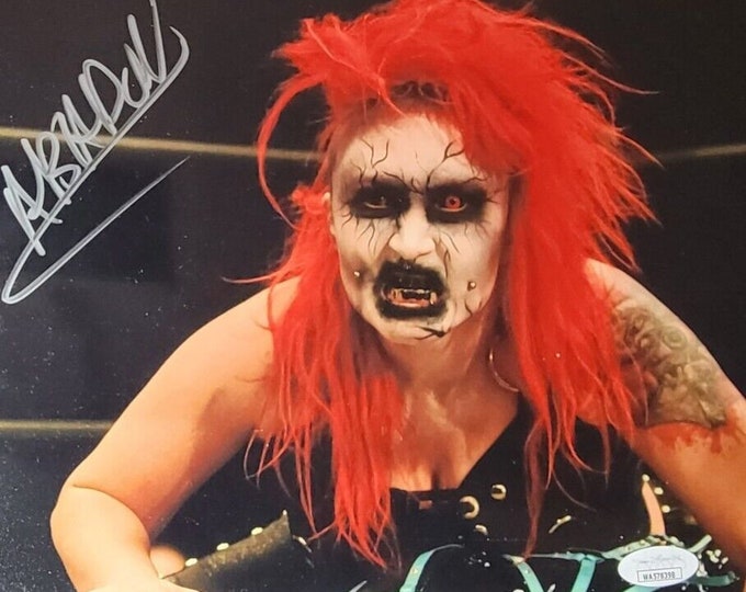 Abaddon Authentic Signed 8x10 Photo W/ JSA COA - Impact Wrestling - TnA - AEW
