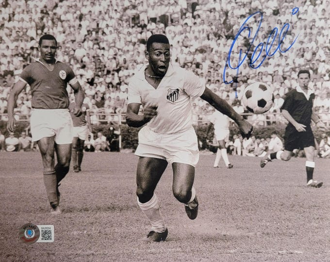 Pele' Authentic Signed 8x10 Photo W/ Beckett BAS COA - Soccer Icon