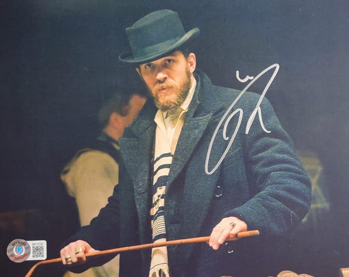 Tom Hardy Authentic Signed 8x10 Photo W/ Beckett BAS COA Peaky Blinders