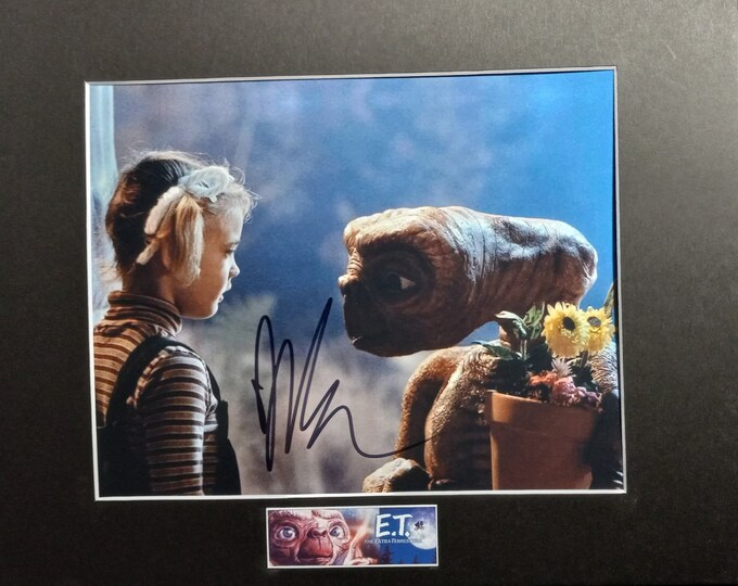 Drew Barrymore Authentic Signed 8x10 Photo With Custom 11x14 Frame Ready Matting + 3rd party Authentication - "ET"