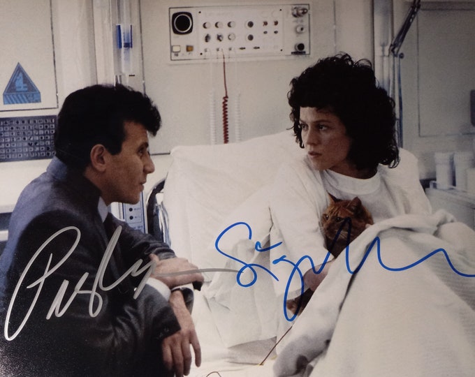 Sigourney Weaver & Paul Reiser Authentic Dual Signed 8x10 Photo W/ 3rd Party COA - Aliens