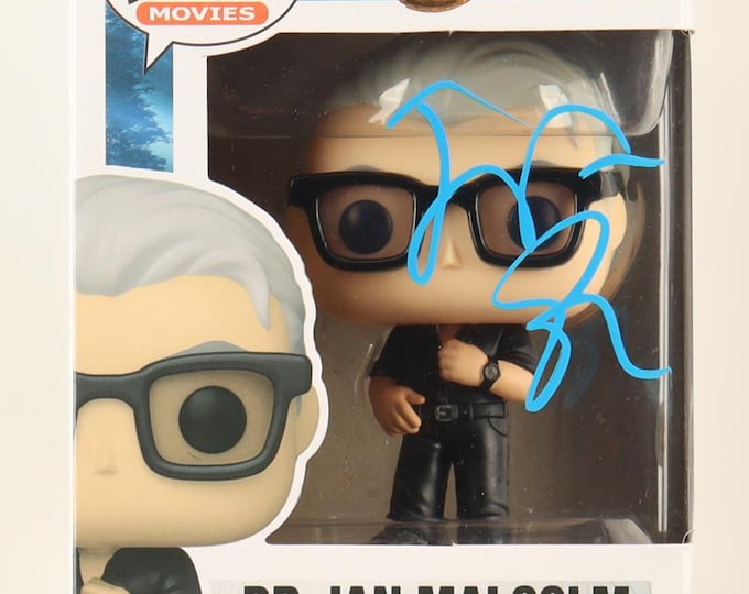 Jeff Goldblum Signed "Jurassic World Dominion" #1213 Dr. Ian Malcolm Funko Pop! Vinyl Figure W/ PSA COA