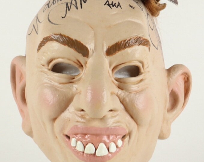 Naomi Grossman Authentic Signed AHS Pinhead Mask W/ Beckett COA + Multiple Inscriptions