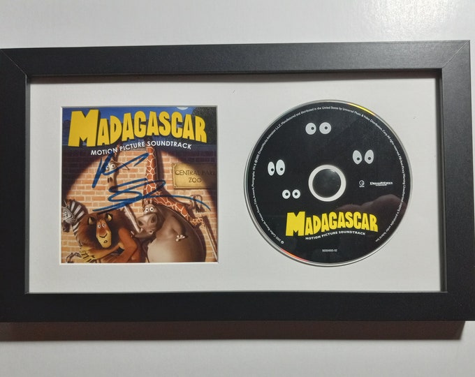 Ben Stiller Authentic Custom Framed & Signed CD Display With 3rd Party Authentication "Madagascar" - Looks Amazing In Person