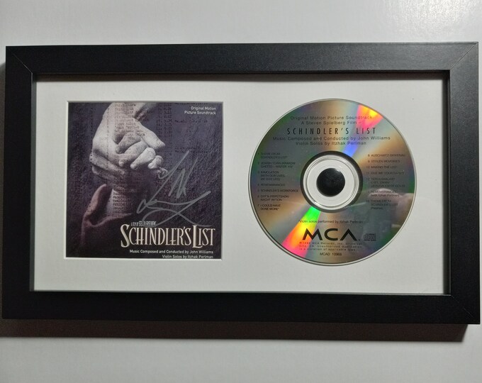 Liam Neeson Authentic Custom Framed & Signed CD Display With 3rd Party Authentication "Schindlers List" - Looks Amazing In Person