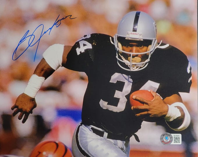 Bo Jackson Authentic Signed 8x10 Photo W/ Beckett BAS COA LA Raiders