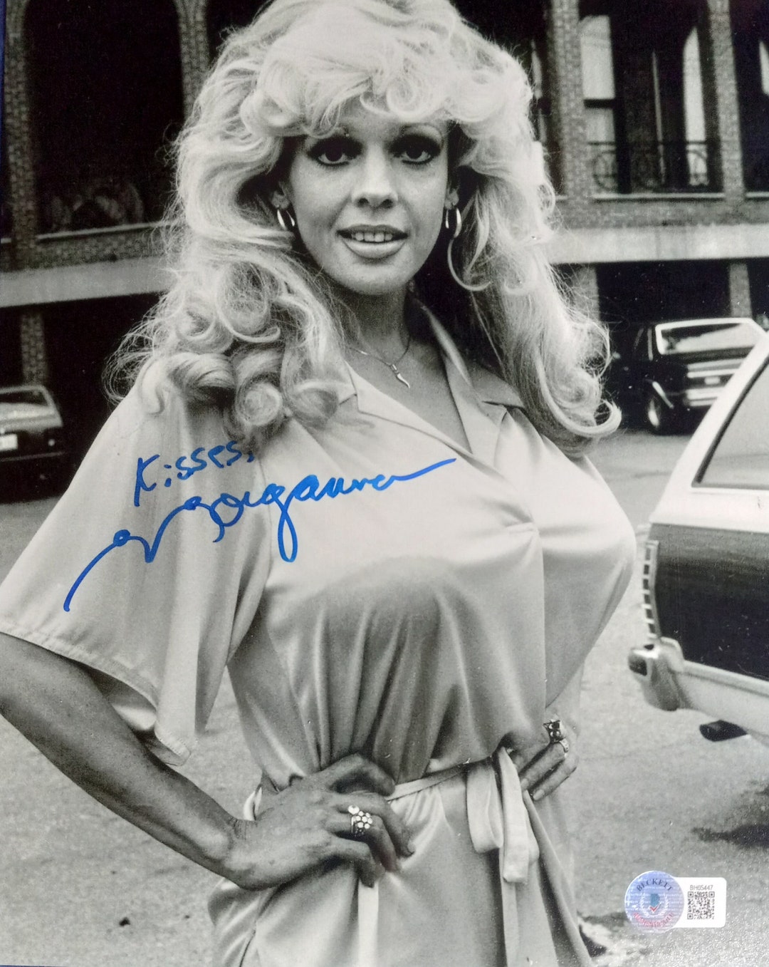 Morganna Roberts Authentic Signed 8x10 Photo W/ 3rd Party Beckett
