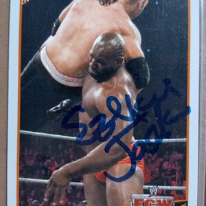 Ezekiel Jackson Authentische Signierte Karte WWE EcW