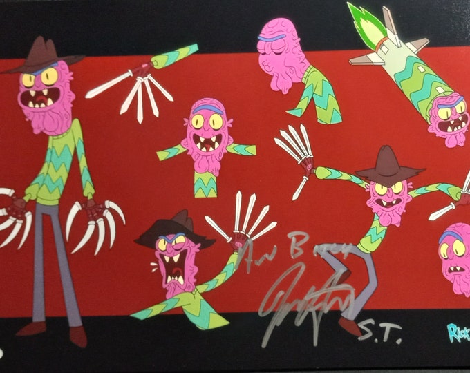 Jess Harnell 11x17 Authentic Signed Photo W/ JSA COA - Rick & Morty
