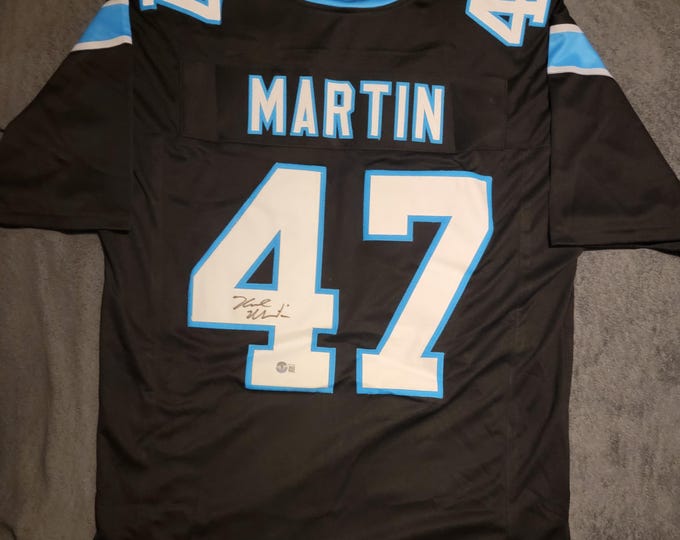 Kamal Martin Authentic Signed Jersey W/ Beckett BAS COA Carolina Panthers #47 b