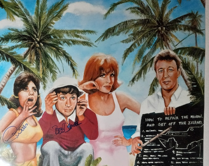 Bob Denver & Dawn Wells Authentic Signed 15.5x17 Photo W/ 3rd Party Authentication - Gilligan's Island