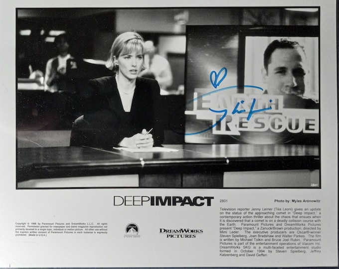 Tea' Leoni Authentic Signed 8x10 Photo W/ A1COA - Deep Impact