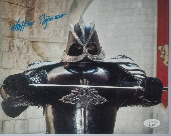 Hafbor Julius Bjornsson 8x10 Authentic Signed Photo W/ JSA COA - The Mountain - GoT - Game Of Thrones