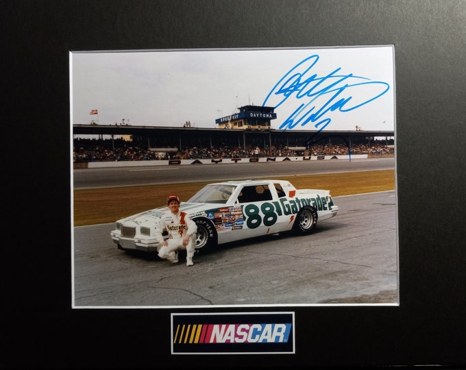 Darrell Waltrip Authentic Signed 8x10 Photo With Custom Frame Ready 11x14 Matting + COA - NASCAR Great
