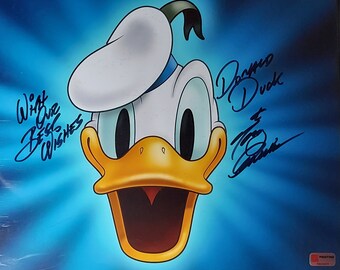 トニー・アンセルモのサイン入り8x10ドナルドダック写真 - ジョンへ