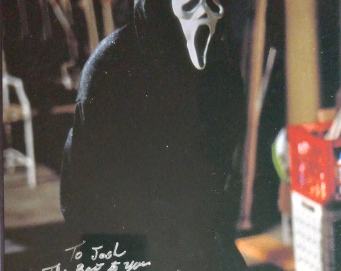 Old Captain's "To Josh" Personalized Authentic Signed 8x10 Photo W/ Lighthouse COA - Scream - Ghostface - Tony Cecere