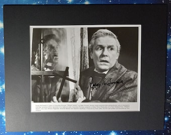 Roddy McDowall 8x10 Authentic Signed Photo With An 11x14 Frame Ready Matting + 3rd party Authentication - RARE - Fright Night