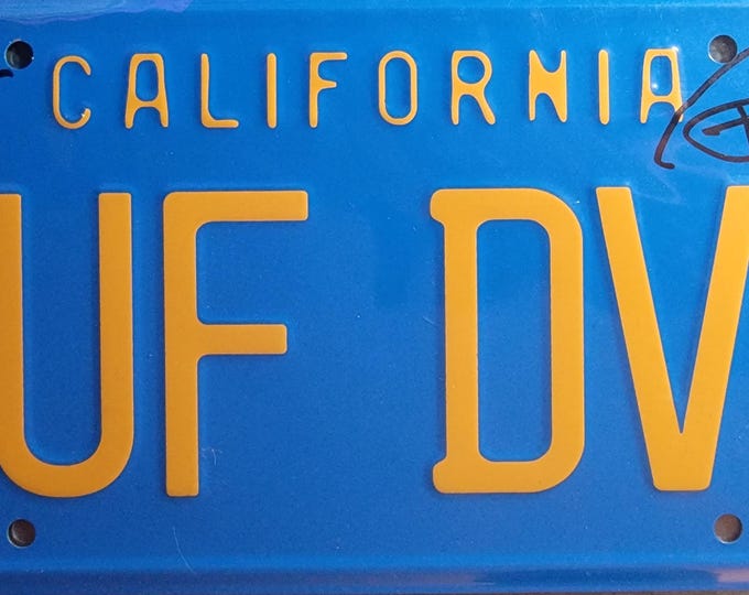 Cheech & Chong Authentic Signed License Plate W/ JSA Authentication