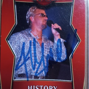 Jeff Jarrett Authentische signierte Karte TNA 2008