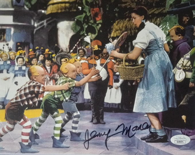 Jerry Maren 8x10 Authentic Signed Photo W/ JSA COA - Wizard Of Oz Munchkin