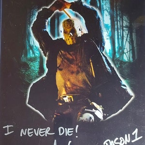 Ari Lehman 11x14 Autentica Foto Autografata W/ PA COA - Venerdì 13