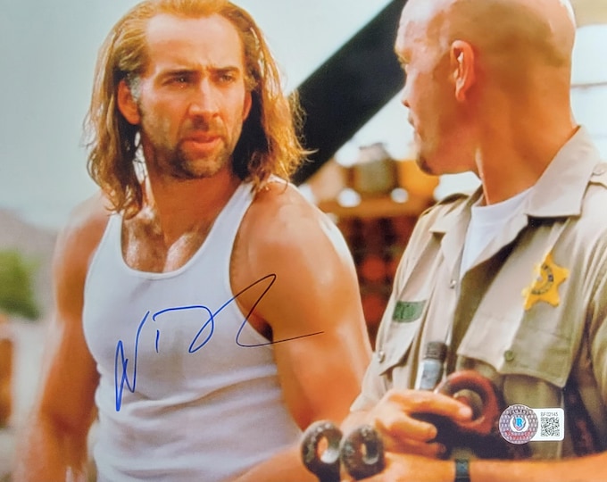 Nicolas Cage Authentic Signed 8x10 Photo W/ Beckett BAS COA Con Air