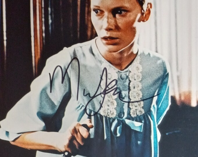 Mia Farrow Authentic Signed 8x10 Photo W/ 3rd party Authentication - Rosemary's Baby
