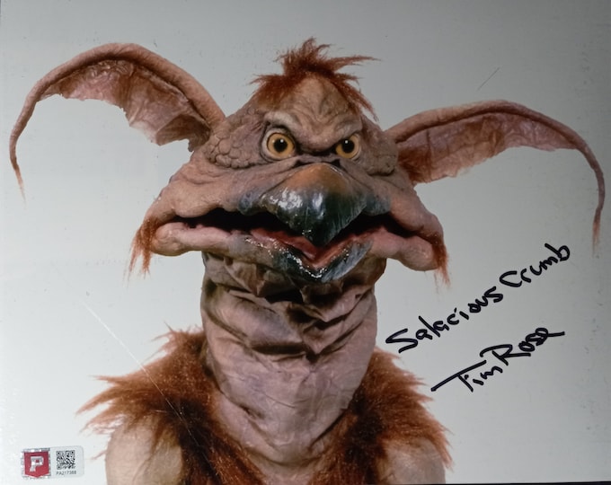 Tim Rose Authentic Signed 8x10 Photo W/ Pristine COA - Salacious Crumb - Star Wars