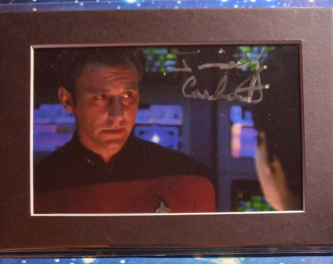 Timothy Carhart 4x6 Authentic Signed Photo With A Frame Ready 5x7 Matting + 3rd Party Authentication - Star Trek