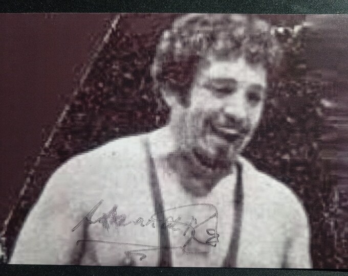 Sheik Adnan Al Kassie Authentic Signed 4"x6" Photo - Vintage - Pro Wrestler