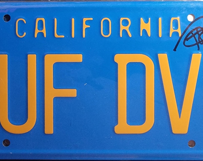 Cheech & Chong Authentic Signed License Plate W/ JSA Authentication - MUF-DVR