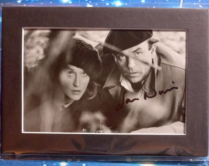 Sam Neill 4x6 Authentic Signed Photo With A Frame Ready 5x7 Matting + 3rd Party Authentication