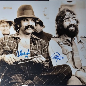 Cheech & Chong 11x14 Authentic Dual Signed Photo w / JSA COA
