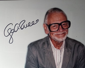 ジョージ A. ロメロ 8.5x11 サイン入り写真（第三者認証付き