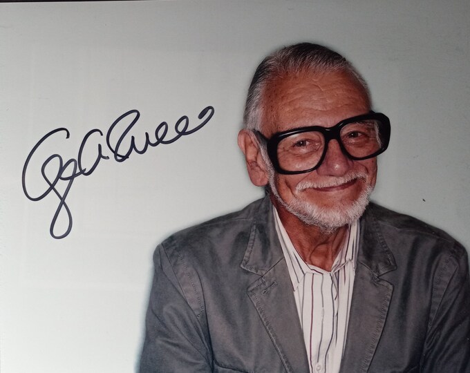 George A. Romero 8.5x11 Authentic Signed Photo W/ 3rd Party Authentication - Night Of the Living Dead - (d.2017)
