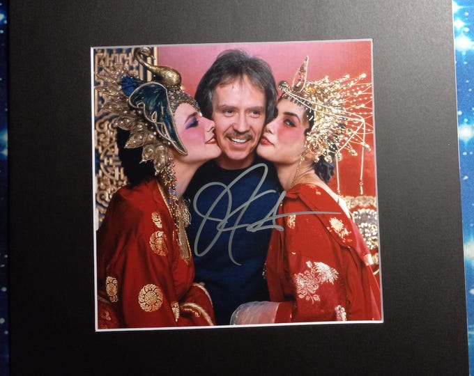 John Carpenter Authentic signed 8x8 photo with a frame ready 12x12 matting and comes with 3rd party COA Big Trouble In Little China