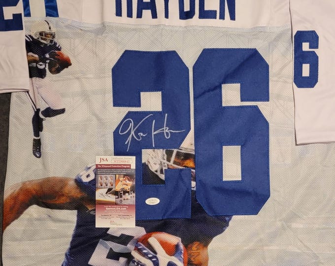 Kelvin Hayden Authentic Signed Jersey W/ JSA COA Indianapolis Colts #26