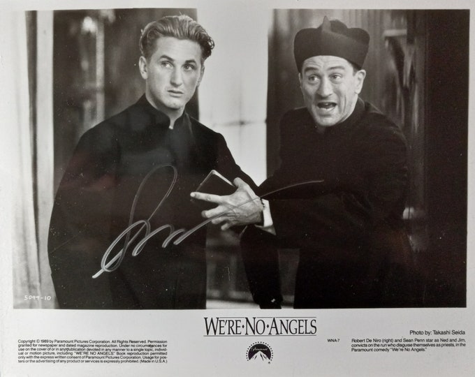 Sean Penn Authentic Signed 8x10 Photo W/ A1COA Authentication - We're No Angels